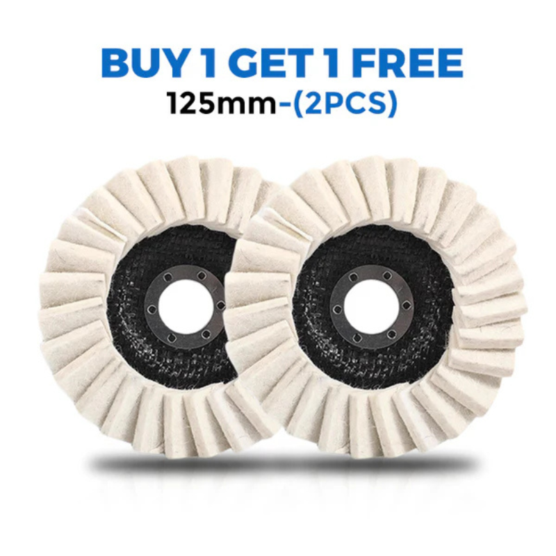 Premium Wool Felt Flap Polishing Disc – High-Gloss Buffing & Finishing Wheel