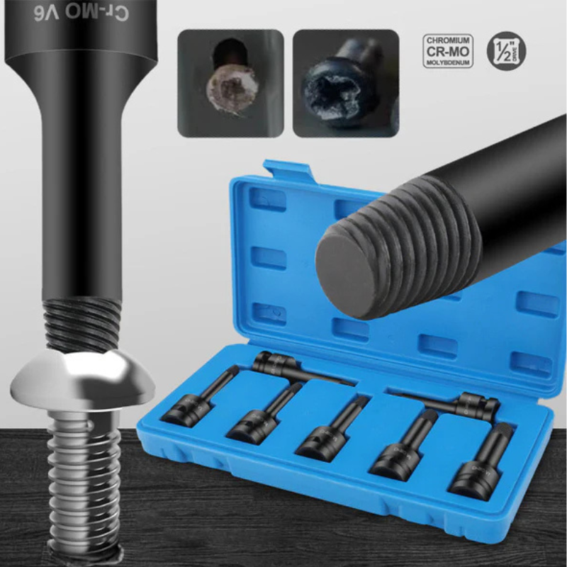 Damaged Screw Extractor Set – Ultimate Bolt & Screw Remover Kit
