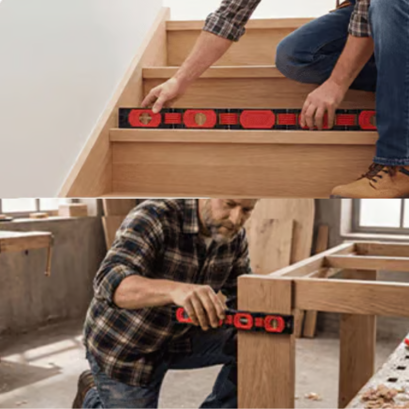 Multi-Function Foldable Spirit Level Ruler
