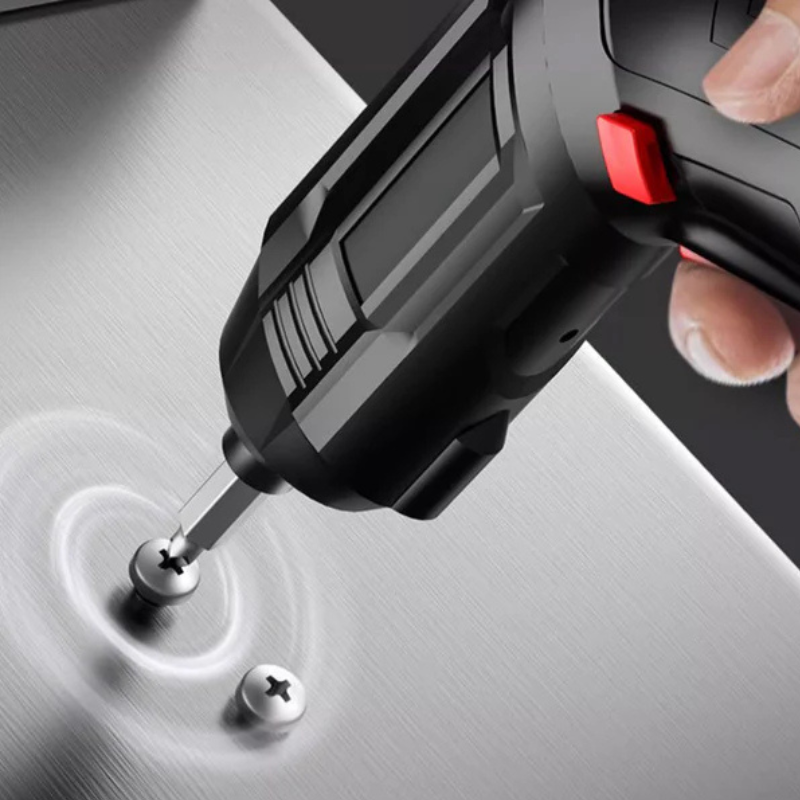 Cordless Rotatable Screwdriver Set - USB Rechargeable Power Tool Kit