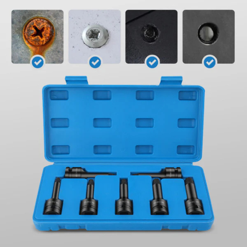 Damaged Screw Extractor Set – Ultimate Bolt & Screw Remover Kit